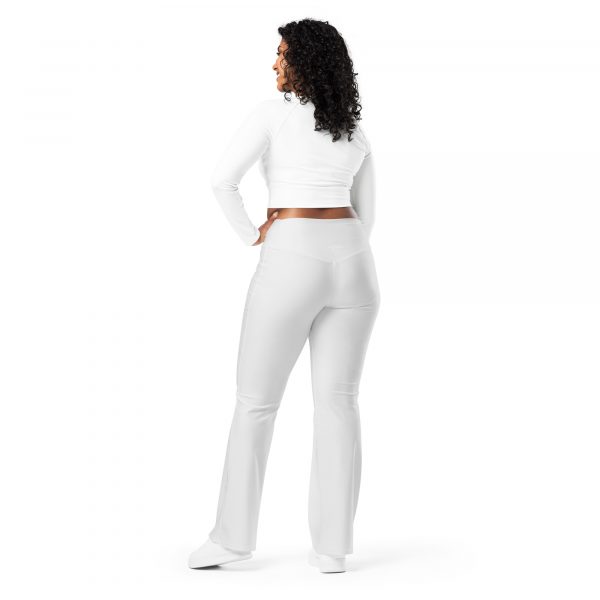 Leggings évasés blanc – Image 2