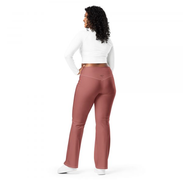 Leggings évasés pourpre – Image 2