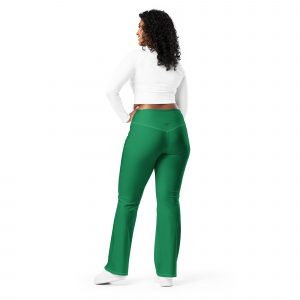 Leggings évasés vert