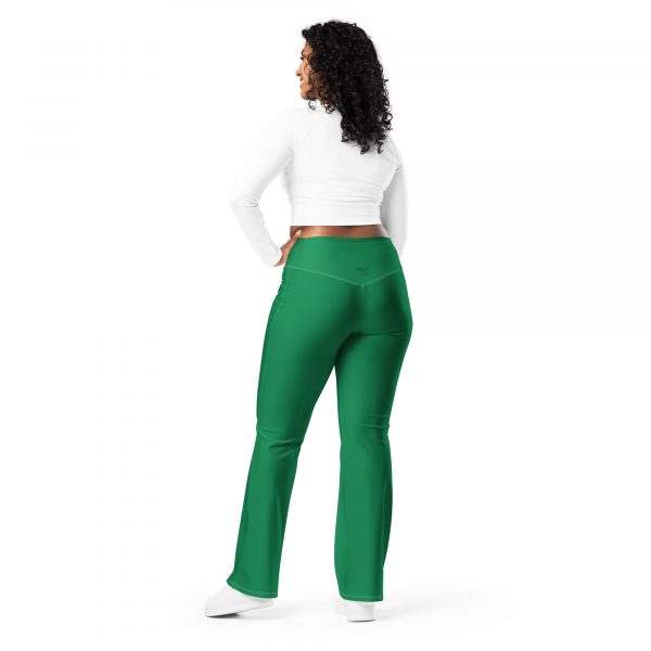Leggings évasés vert