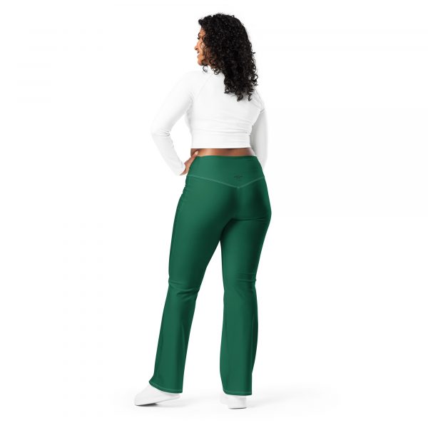Leggings évasés vert – Image 7
