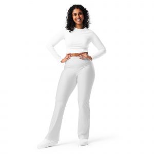Leggings évasés blanc