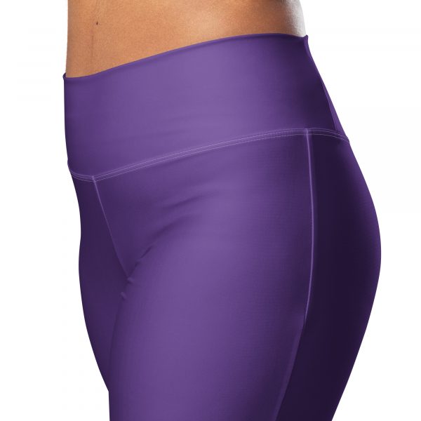 Leggings évasés violet – Image 3
