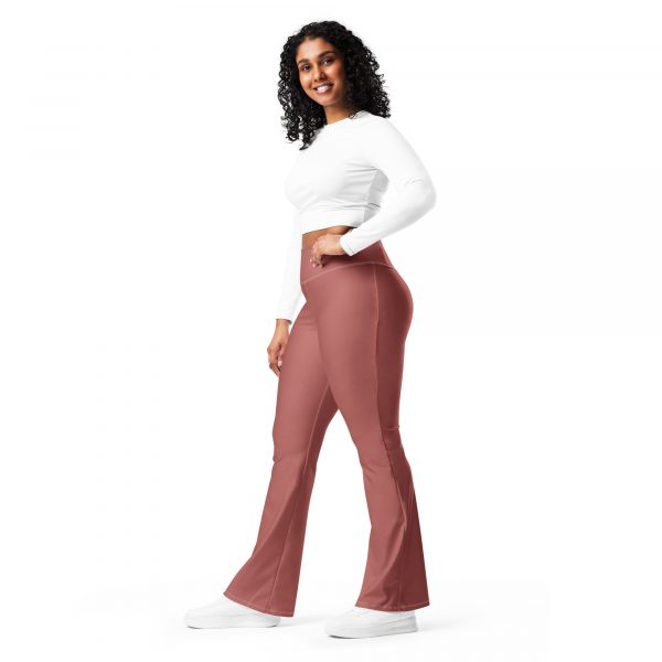 Leggings évasés pourpre – Image 4