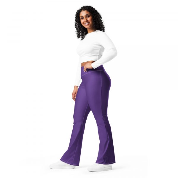 Leggings évasés violet – Image 4