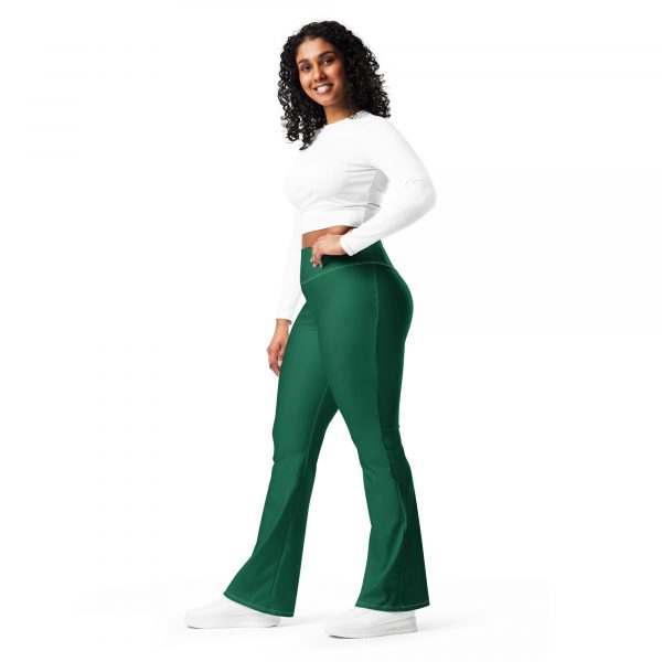 Leggings évasés vert – Image 9