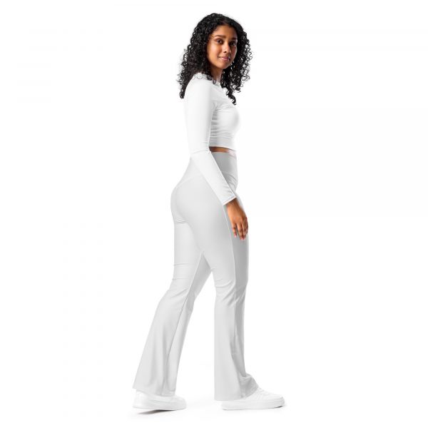 Leggings évasés blanc – Image 6