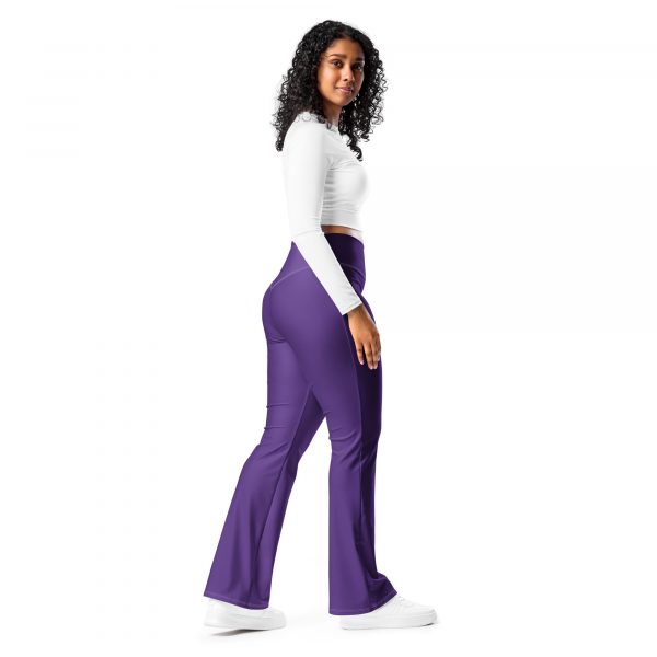 Leggings évasés violet – Image 6