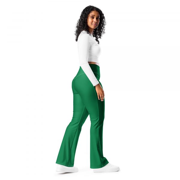 Leggings évasés vert – Image 5