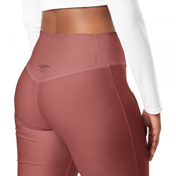 Leggings évasés pourpre – Image 5