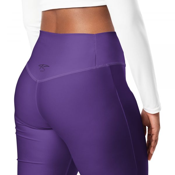 Leggings évasés violet – Image 5