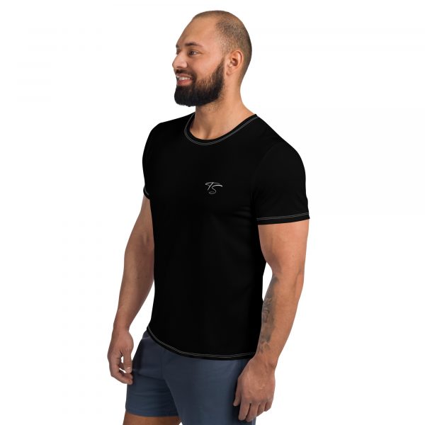 T-shirt de Sport Homme Noir – Image 4
