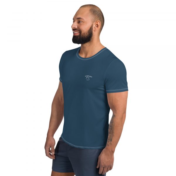T-shirt de Sport Homme Bleu – Image 4