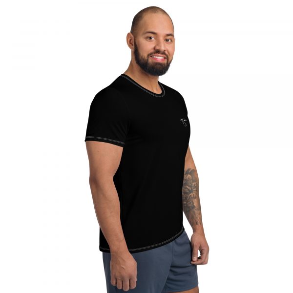 T-shirt de Sport Homme Noir – Image 3
