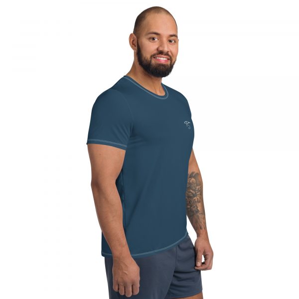 T-shirt de Sport Homme Bleu – Image 3