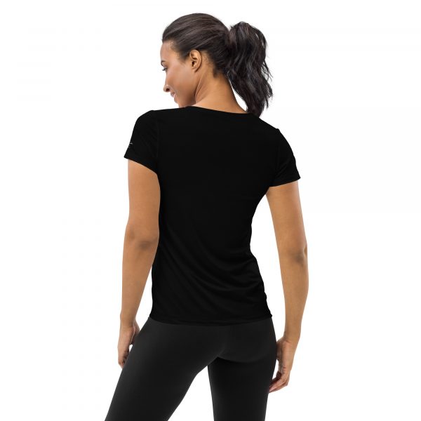 T-shirt de sport pour femmes Noir – Image 2