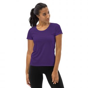 T-shirt de sport pour femmes Violet