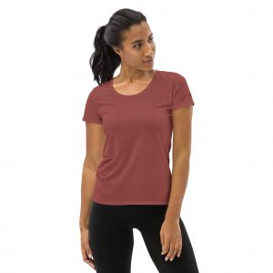 T-shirt de sport pour femmes poupre