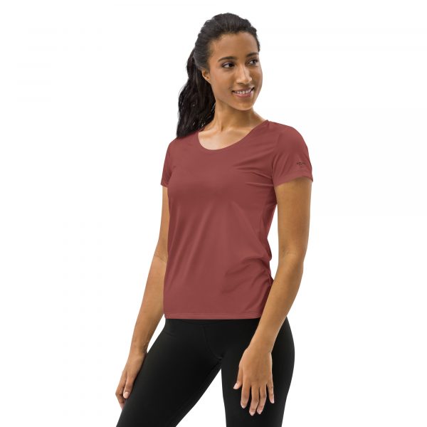 T-shirt de sport pour femmes poupre – Image 3