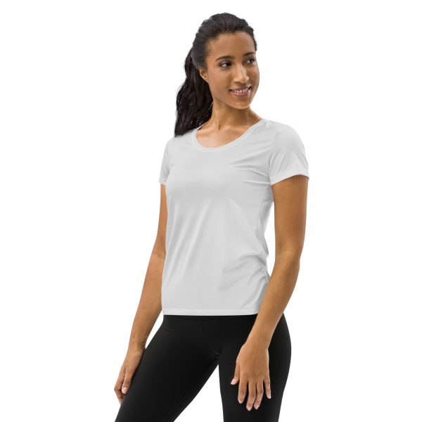 T-shirt de sport pour femmes blanc – Image 3