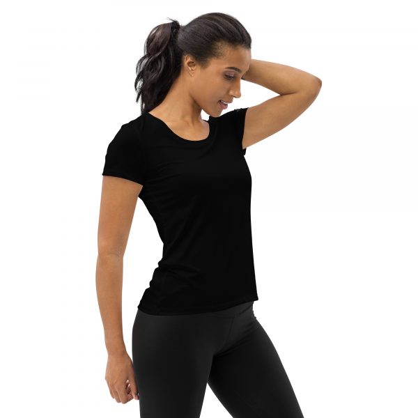 T-shirt de sport pour femmes Noir – Image 4