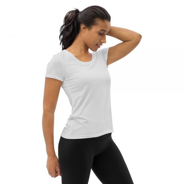T-shirt de sport pour femmes blanc – Image 4